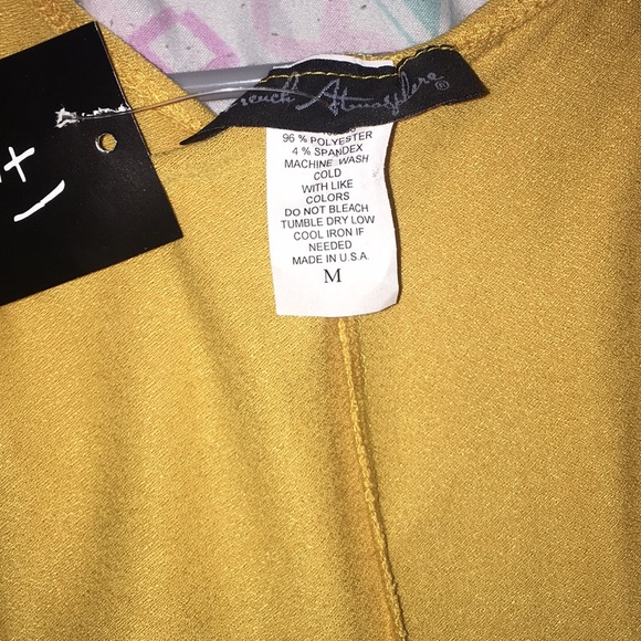 Mustard yellow dress/top - Picture 2 of 2